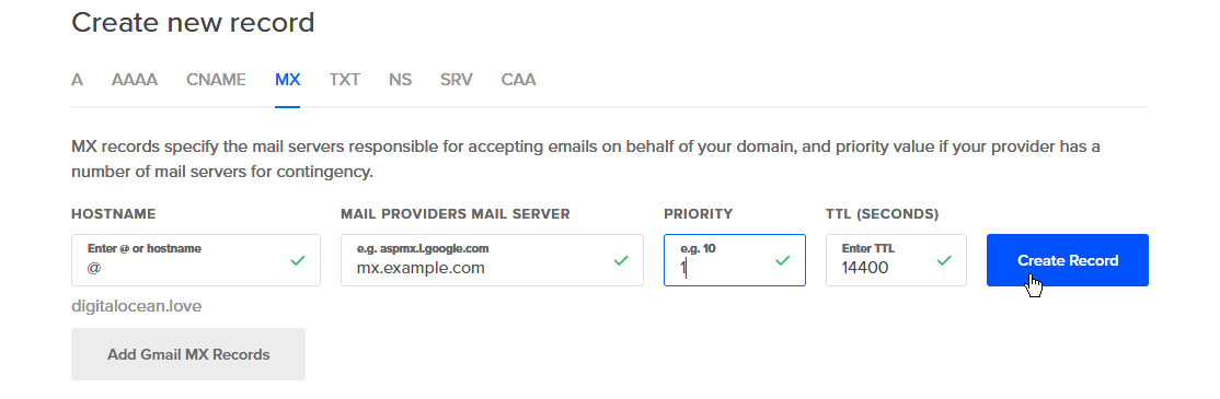 MX record