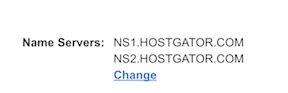 Screenshot of registrar control panel