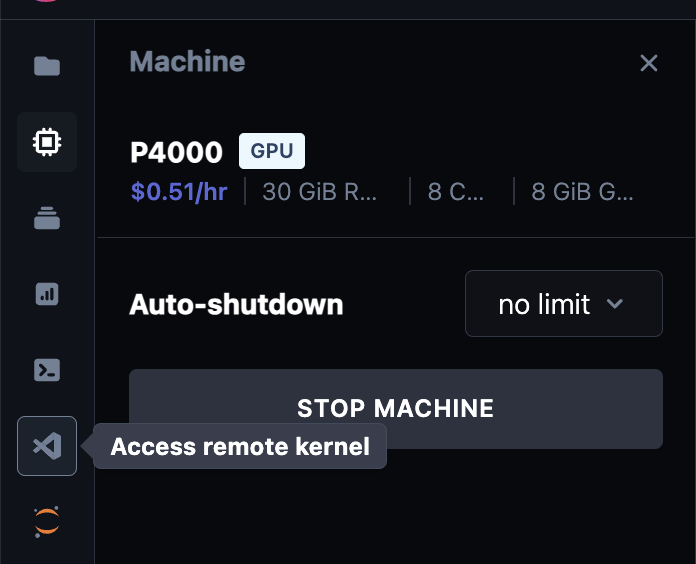 Access remote kernel