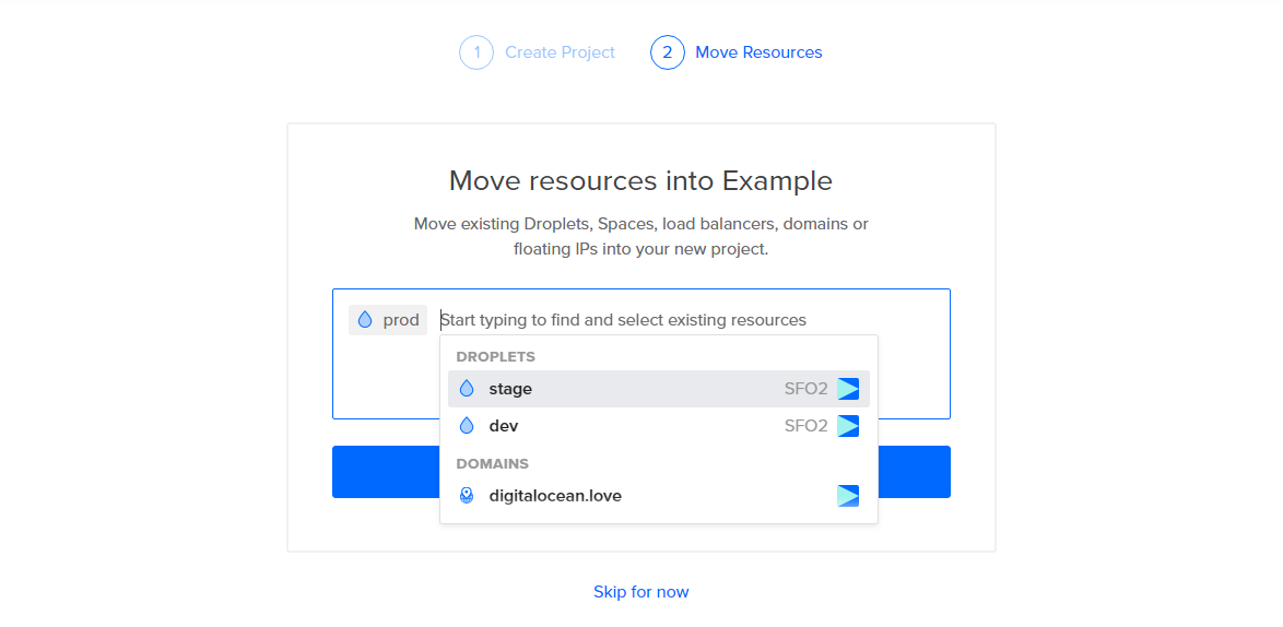 Move resources